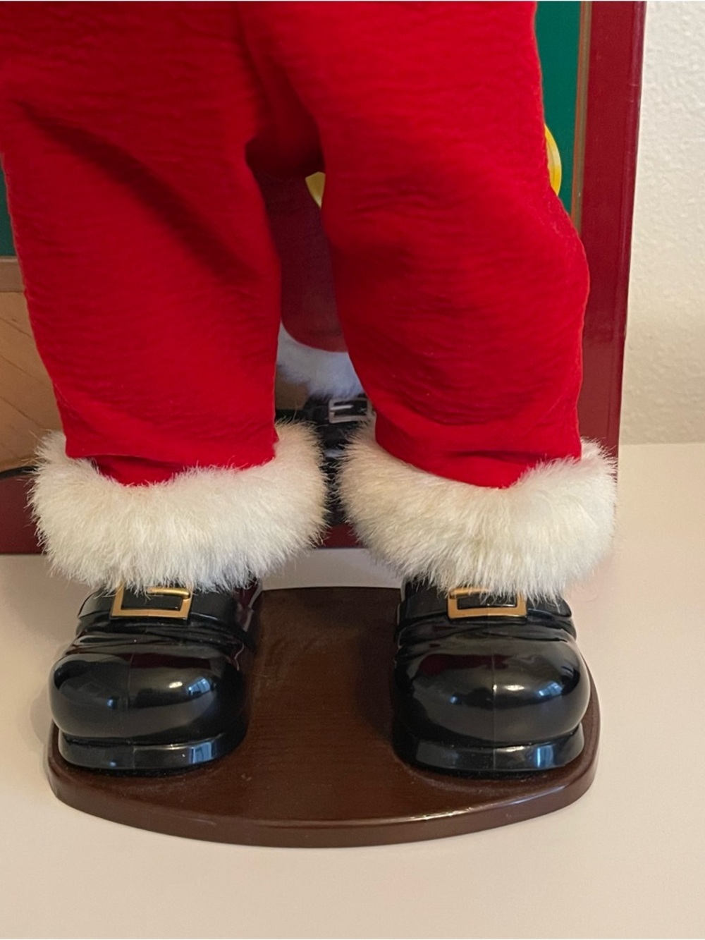 VTG Santa Claus Jingle Bell Rock 16" Singing Dancing 1998 Box Works 1st Edition - Picture 6 of 13